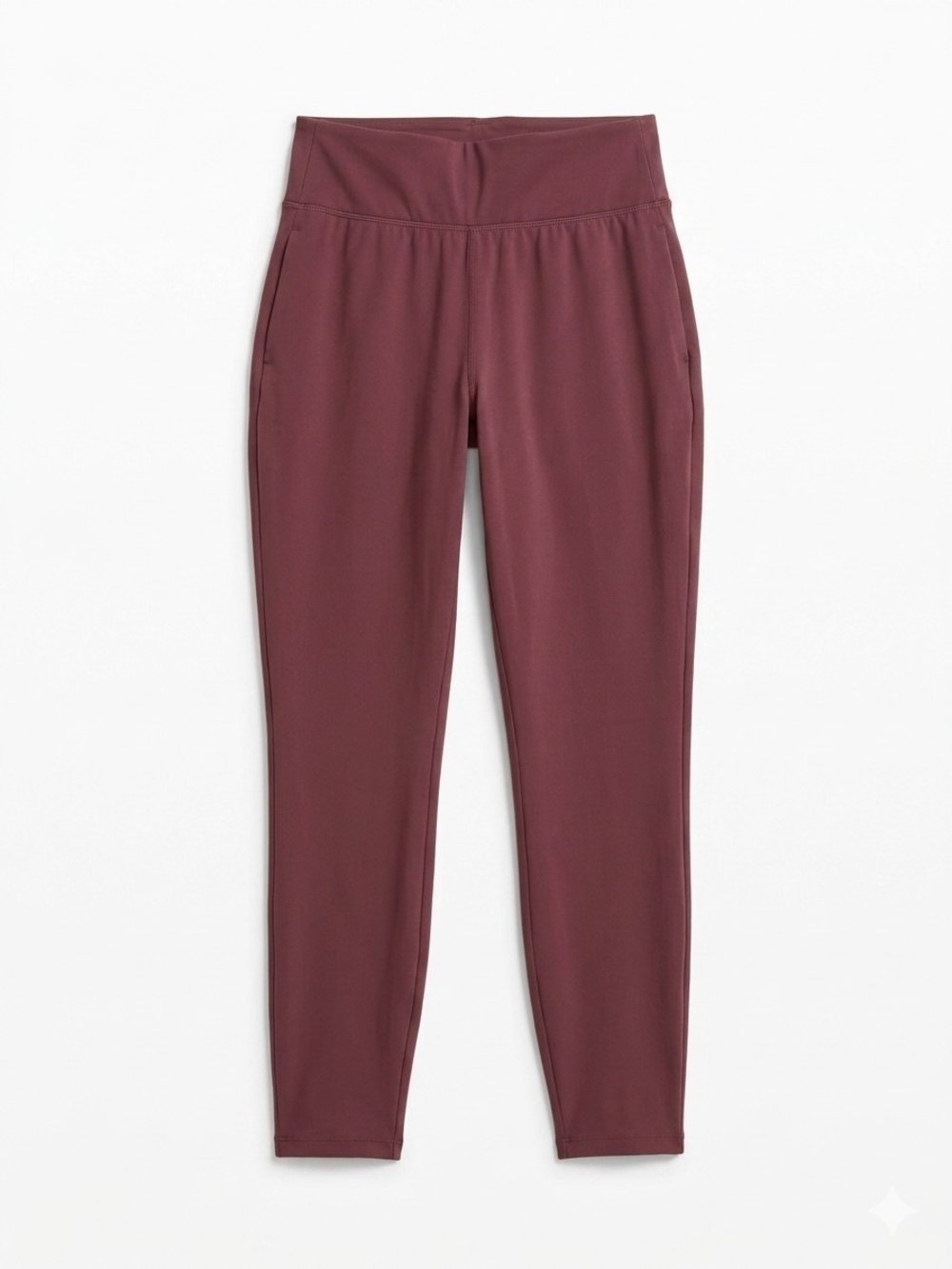 one 5 one Burgundy High-Waist Performance Leggings